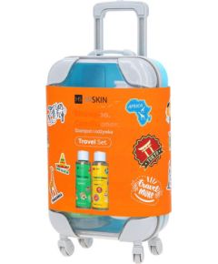 HiSkin HISKIN Travel Set Zestaw podróżny w mini walizce (szampon 75ml + odżywka 75ml) Smaržas - NESAKĀRTOTS