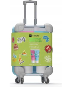 HISKIN Travel Set Zestaw podróżny w mini walizce (balsam do ciała 30ml + żel pod prysznic 30ml) Духи и косметика