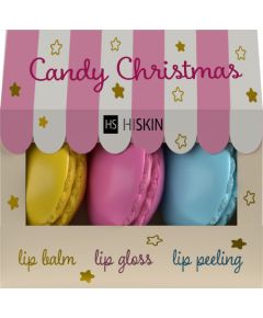 Hiskin Candy christmas Zestaw prezentowy do pielęgnacji ust (peeling+balsam+błyszczyk) Smaržas - NESAKĀRTOTS