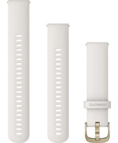 Garmin watch strap Quick Release 20mm vivomove Sport, ivory Smart pūlksteņu aksesuāri