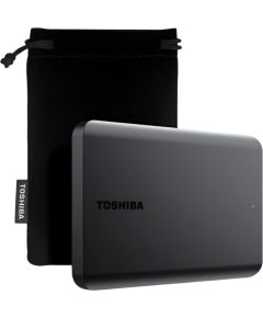 Toshiba External Hard Drive Canvio Basics Excl (2.5 " 2TB, USB3.2 Gen 1, Black) Ārējie cietie diski HDD SSD