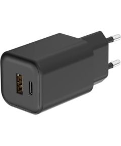 Qualo QLSN-CA-65-01 Nano PD Сетевой зарядный адаптер USB-C / USB-A / 65W Зарядные устройства