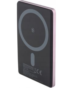 Qualo QMPB5-US-15-09 MagSafe Power Bank Bezvadu Arējas Uzlādes Baterija 5.000mAh / 15W Power Banks