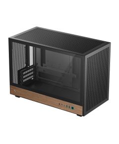 Deepcool Case CH260 Wood Black Micro Tower Datoru korpusi