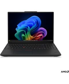 Lenovo ThinkPad T16 G5 AMD Black 16 " IPS WUXGA 1920 x 1200 pixels Anti-glare AMD Ryzen 5 PRO 215 16 GB SODIMM DDR5 Solid-state drive capacity 512 GB AMD Radeon 740M Graphics Windows 11 Pro 802.11be Bluetooth version 5.4 Keyboard language English Keyboard Ноутбуки