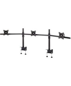 EDBAK SV11 desk mount for three 19 “-27” monitors, curved EDBAK TV un monitoru stiprinājumi, kronšteini