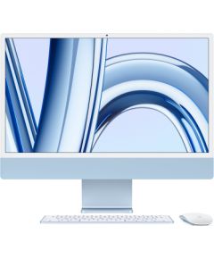 Apple iMac M4 24" 4.5K Retina 10C CPU 10C GPU 16GB 512GB SSD EN Blue Personālie datori
