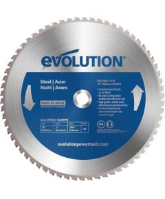 Griešanas disks Evolution EVO-355-66-S; 355 mm; Z66 Zāģripas