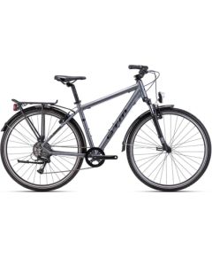 Velosipēds CTM Stamp 28" vīriešu 21" matēti pelēks Tūrisma velosipēdi
