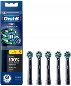 Oral-B Pro CrossAction -vaihtoharjat, 5 kpl, musta Uzgaļi elektriskajām zobu birstēm