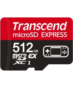 microSD Card 512GB Transcend SD-Express PCIe USD710S Atmiņas kartes micro SD SDHC