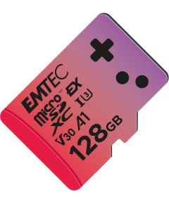 Emtec mICRO SD 128GB UHS-I U3 V30 A1 EXPRESS Atmiņas kartes micro SD SDHC
