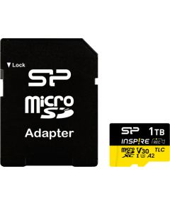Silicon Power SP001TBSTXLA2V1NSP 1 TB MicroSDXC 3D TLC NAND 10 Atmiņas kartes micro SD SDHC