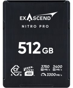ExAscend Nitro Pro CFexpress B 512GB Atmiņas kartes micro SD SDHC