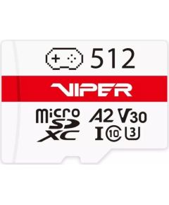 Patriot Gaming Series MicroSDXC 512 GB Class 10 UHS-I/U3 A2 V30 (PV512GGM32MCX) Карты памяти
