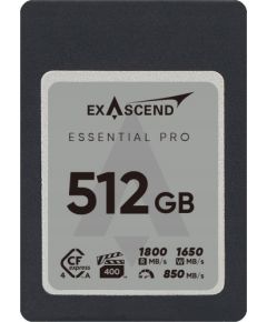 ExAscend Essential Pro Cfexpress 4.0 A 512GB Atmiņas kartes micro SD SDHC