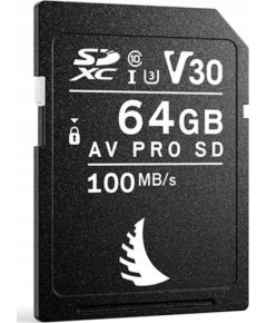 Angelbird AV PRO UHS I 64GB SDXC V30 Memory Card Atmiņas kartes micro SD SDHC