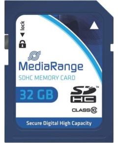 MediaRange MR964 SDHC 32 GB Class 10  (MR964) Atmiņas kartes micro SD SDHC