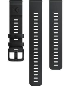 POLAR WRISTBAND 22MM PAYMENT BLACK S-L Smart pūlksteņu aksesuāri