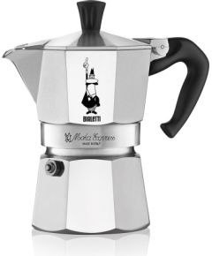 Bialetti Moka Express Moka pot 0.2 L Aluminium, Black Чайники (со свистком)