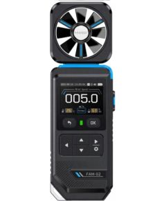 FNIRSI FAM-02 Digital Anemometer Testeri un mērierīces
