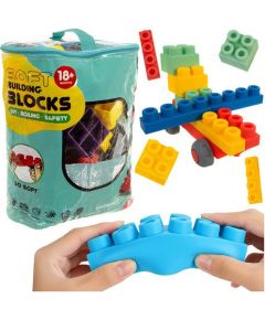 Iso Trade Klocki gumowe - sensoryczne 80el.  26575 Машины и аксессуары