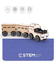 Extradigital Wooden Assembly Kit Train, STEM Educational Toy Конструкторы