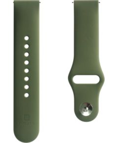 Evelatus   Evelatus 20mm Silicone Loop Watch Straps (S/M 110mm) Olive Smart pūlksteņu aksesuāri
