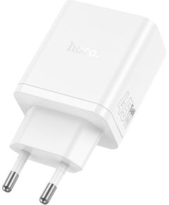 Hoco   N50 Scenery PD45W(2C1A) charger(EU) White Зарядные устройства