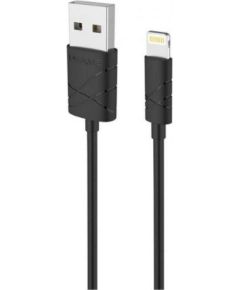 USAMS Apple  IP6SUSBJG01 Universal Durable U-Gee USB to Lightning Data & Charger Cable 1m Black Дата USB-кабели