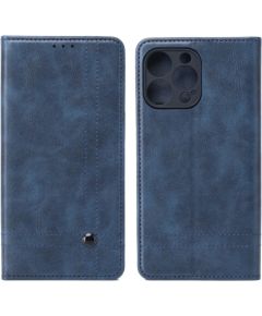 iLike Xiaomi  Redmi Note 14 Pro 5G Smart Seam book case Navy Blue Neoriģinālie Maciņi
