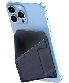 Dux Ducis -  Magnetic PU Leather Wallet Stand Blue Neoriģinālie Maciņi
