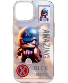 iLike Apple  iPhone 13 PC Silicone Case Blue Boy Чехлы - альтернативные