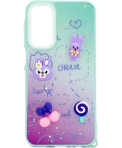 iLike Samsung  Galaxy A15 EPOXY CARTOON COVER Mint Neoriģinālie Maciņi