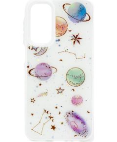 iLike Samsung  Galaxy A15 EPOXY CARTOON COVER White Neoriģinālie Maciņi