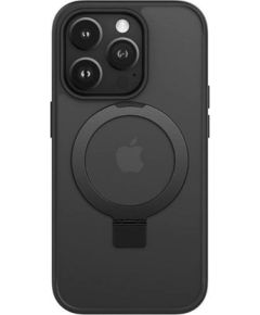 iLike Apple  iPhone 15 Pro Kickstand Case with MagSafe Black Neoriģinālie Maciņi