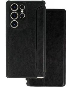 iLike Samsung  GALAXY A34 5G RAZOR LEATHER BOOK HOLSTER Black Neoriģinālie Maciņi
