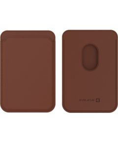 Evelatus Universal  iPhone Genuine leather wallet with MagSafe Brown Neoriģinālie Maciņi