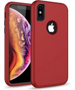 iLike Xiaomi  Redmi Note 7 Defender Solid 3in1 case Red Neoriģinālie Maciņi