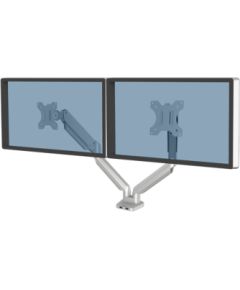 Monitora stiprinājums Fellowes PLATINUM Dual Monitor Arm Silver TV un monitoru stiprinājumi, kronšteini