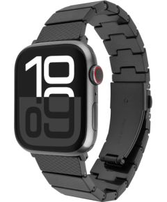 Fixed Resin Strap for Apple Watch 44/45/46/49mm Carbon Black Epoxy resin Smart pūlksteņu aksesuāri