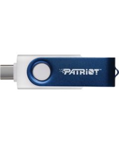 PATRIOT FLASHDRIVE Xporter X550 128GB Dual USB A+C USB Flash atmiņas