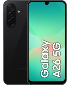 Samsung Galaxy A26 17 cm (6.7") Hybrid Dual SIM Android 15 5G USB Type-C 6 GB 128 GB 5000 mAh Black Mobilie telefoni