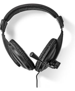 Nedis On-ear austiņas ar mikrofonu, melnas - CHST210BK Наушники