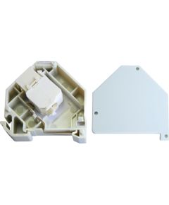 KS6A-UTP-TL180-DIN ~ UTP Cat6A KEYSTONE ar DIN-Rail adapteri Serveri un to komponentes