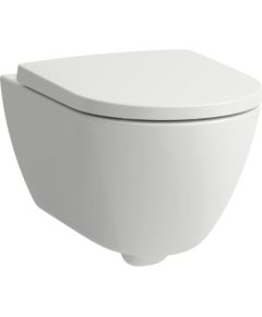 Laufen pods ar QR/SC vāku Pro X rimless, stiprināms pie sienas, 360x540 mm, silent flush, balts Подвесные