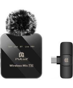 PULUZ PU648B Lavalier Bezvadu Mikrofons Mikrofoni