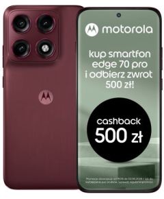 Motorola Edge 70 Pro 6.78" Android 16.0 5G USB Type-C 8 GB 256 GB 6500 mAh Pantone Zinfandel Mobilie telefoni