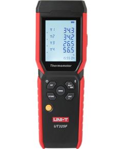 Uni-T UT325F 4-Channel Thermometer Testeri un mērierīces