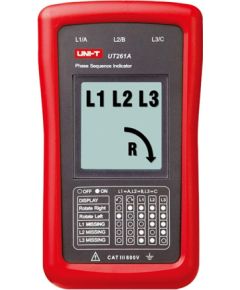Uni-T UT261A Motor Phase and Rotation Direction Tester Testeri un mērierīces
